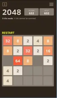 2048 Puzzle-Brain Game Screen Shot 1