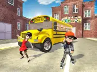 Schoolbus चालक: पार्किंग खेल Screen Shot 3
