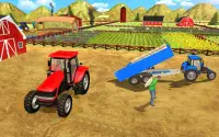 Harvesting Tractor Farming Simulator Free Games Screen Shot 1