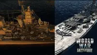 Perang Dunia Battleships- Angkatan laut Penembak Screen Shot 0