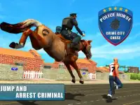 الشرطة مطاردة الجريمة الحصان Screen Shot 8