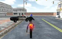 Motocross Racing Cop Game Screen Shot 2