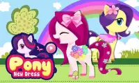 Rainbow Pony's New Dress Salon Screen Shot 0