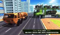 私たちの軍隊 貨物 飛行機 輸送 未舗装道路 トラック ゲーム Screen Shot 3