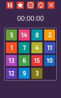 15 Puzzle - Classic Fifteen Number Game Screen Shot 0