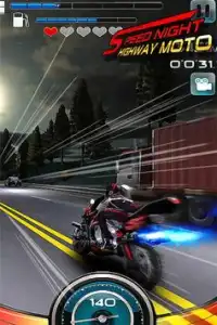 Speed Night Highway MOTO Screen Shot 5