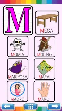 Spanish Alphabet for Kids (ABC) Free Screen Shot 2