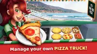 Pizza Truck California - Fast Food Cooking Game Screen Shot 0