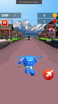 Super Fly Robot Wings Adventure run Screen Shot 2