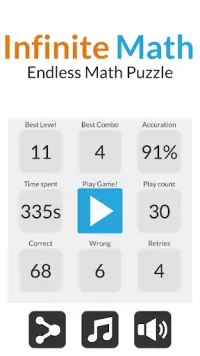 Infinite Math Screen Shot 1