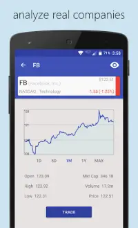 Stock Market Simulator Screen Shot 1