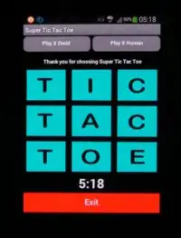 सुपर TicTacToe Screen Shot 0