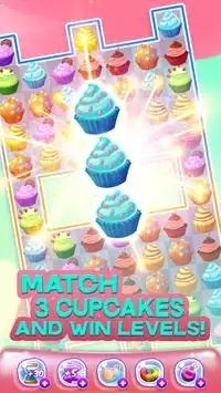 CupCake Jam Match 3 Screen Shot 2