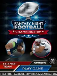 Fantasy Night Football Champ Screen Shot 5