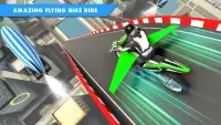 Flying Bike Game Stunt Racing Screen Shot 2