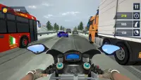 Extreme Highway Traffic Bike Race :Impossible Game Screen Shot 0