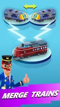 Train Merger Idle Train Tycoon Screen Shot 0