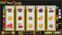 slot machine five reel slam Screen Shot 4