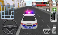 سائق مجنون سيارة شرطة 3D Screen Shot 1