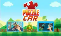 Car jigsaw puzzle game free - kids Car Games Screen Shot 0