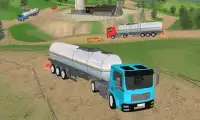 شاحنة نقل النفط شاحنة لعبة Screen Shot 4