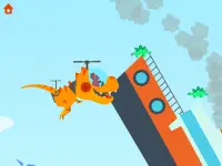 공룡 헬리콥터 - 아동용 공중 구조 게임 Screen Shot 14