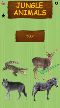 Wild Animals - Learning Name of Animals Screen Shot 5