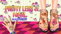 Pretty Legs and Nail Makeover Screen Shot 0