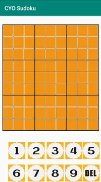 CYO Sudoku Screen Shot 2