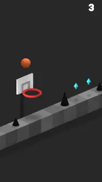 Basketball Jump 3D – Avoid Spikes & shoot the hoop Screen Shot 3