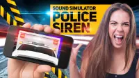 Simulador de sirene de som policial Screen Shot 0