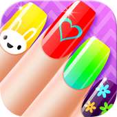 Nail Art Shiny Design Salon - Sweet Girls Manicure