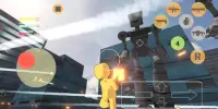 Stickman vs Robots Battle Game -Robot Breakers- Screen Shot 1
