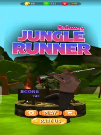 Subway Jungle Runner: Fun Endless Run Game Screen Shot 10