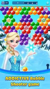 Bubble Shooter Ice Princess - Ice Queen Bubble Screen Shot 0