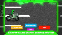 Kang ojek balapan drag motor racing Screen Shot 0