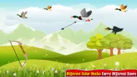 Real Duck Archery 2D Bird Hunting Shooting Game Screen Shot 2