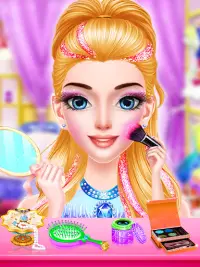 Princess Fashion Girl Dress Up & Makeup Salon Screen Shot 0