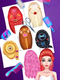 Girls Hairstyles Salon Screen Shot 6