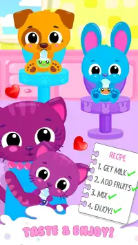 Cute & Tiny Milkshakes - Baby Fruit Smoothies Screen Shot 4