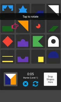 Colorful Shapes Puzzle Screen Shot 1