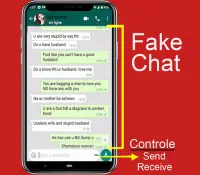 trick chat app simulation, true Screen Shot 2