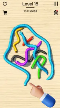 Tangled Snakes Puzzle Game Screen Shot 18