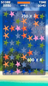 Starfish trận đấu 3 trò chơi Screen Shot 1