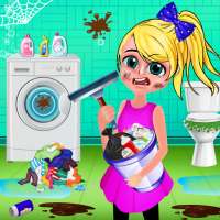 Girls Home Cleaning: rommelig huis opruimen