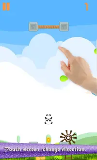 Bouncing Panda : Free Tap Game Screen Shot 3