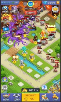 Legendary Heroes TD:Tower Defense Strategy Games Screen Shot 0