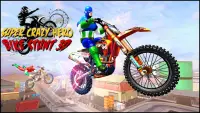 süper kahramanlar moto binici: yarış oyunları Screen Shot 0