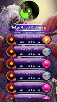 Tokyo Kaneki Ghoul Hop Tiles Screen Shot 1