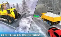 Arado de resgate de neve, operador escavadeira Screen Shot 13